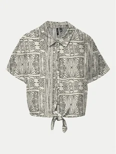 Vero Moda Koszula Menny 10303694 Beżowy Relaxed Fit - Koszule damskie - miniaturka - grafika 1