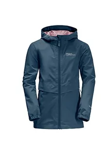 Jack Wolfskin Dziewczęca kurtka Malima G kurtka przeciwdeszczowa - Kurtki i płaszcze dla dziewczynek - miniaturka - grafika 1