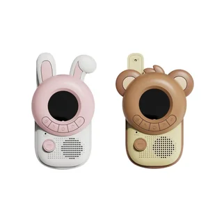 The Zoofamily - Krótkofalówki dla dzieci Zoo Walkie Talkie - Rabbit x Bear - Zabawki interaktywne dla dzieci - miniaturka - grafika 1
