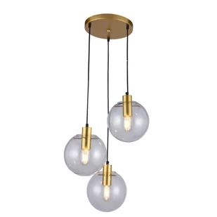 Light Prestige Puerto 3 wisząca złota LP-004/3P GD - Lampy sufitowe - miniaturka - grafika 1