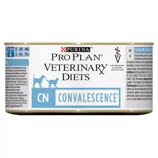 PURINA veterinary diets Veterinary Diets Convalescence CN Canine/Feline puszka 195g - Sucha karma dla kotów PURINA veterinary diets Veterinary Diets Convalescence CN Canine/Feline puszka 195g - Sucha karma dla kotów - miniaturka - grafika 1