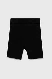Spodnie i spodenki dla dziewczynek - GAP szorty dziecięce kolor czarny gładkie - Gap - grafika 1
