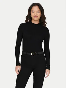 JDY Bluzka Fransiska 15228065 Czarny Slim Fit - Bluzki damskie - miniaturka - grafika 1