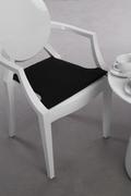 Dekoracje domu - Royal D2.DESIGN Poduszka na krzesło czarna D2 Design Zapytaj o rabat ! - miniaturka - grafika 1