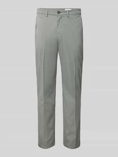 Chinosy o kroju slim fit w kant model ‘Jorck’ - Spodnie męskie - miniaturka - grafika 1