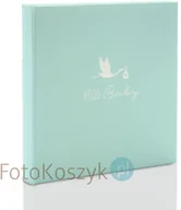 Albumy fotograficzne - Album dziecięcy na zdjęcia wklejane Goldbuch bocian niebieski (tradycyjny 60 białych stron) - miniaturka - grafika 1
