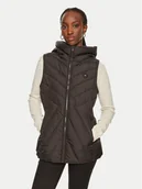 Kamizelki damskie - Tommy Hilfiger Bezrękawnik Chevron WW0WW42624 Czarny Regular Fit - miniaturka - grafika 1