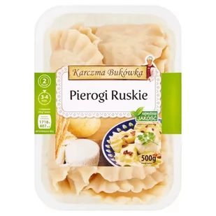 Karczma Bukówka Pierogi ruskie 500 g - Szybkie dania obiadowe - miniaturka - grafika 1