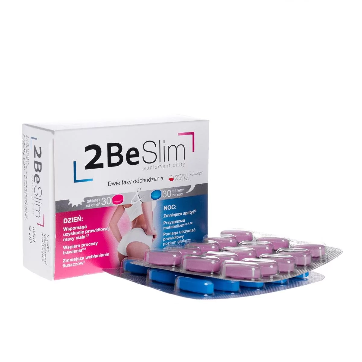 Colfarm 2be slim x 30 tabl na dzień + 30 tabl na noc