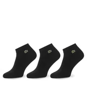 Skarpetki damskie - Zestaw 3 par niskich skarpet unisex Lacoste RA2917 Czarny - miniaturka - grafika 1