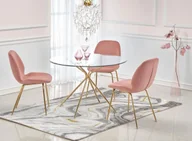 Stoły - Stół okrągły glamour D6-W96 - miniaturka - grafika 1