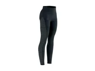 Spodnie sportowe damskie - COMPRESSPORT Legginsy biegowe damskie WINTER RUN LEGGING czarne - miniaturka - grafika 1