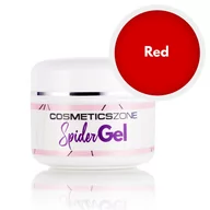 Ozdoby do paznokci - Spider Gel czerwony Cosmetics Zone - 5ml - miniaturka - grafika 1