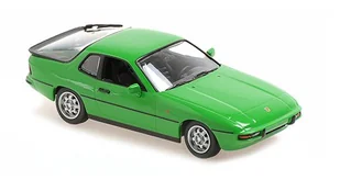 Porsche 924 1984 Green 1:43 Minichamps - Samochody i pojazdy dla dzieci - miniaturka - grafika 1