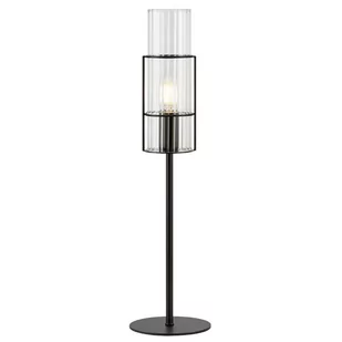 Lampka stojąca na biurko Tubo 108555 Markslojd szklana czarna - Lampy stojące - miniaturka - grafika 1