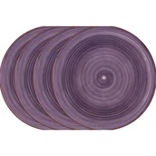 Talerze - Lamart, Zestaw talerzy głębokich Happy, fioletowy, 4 szt. - miniaturka - grafika 1