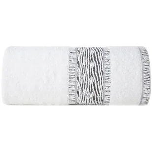 Ręcznik 70 x 140 Kąpielowy 500g/m2 Nikola 01 Biały - Ręczniki - miniaturka - grafika 1