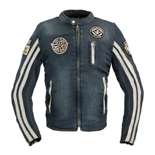 W-TEC Męska kurtka motocyklowa jeans W-TEC Wildone, Niebieski, 4XL 22904-4XL - Odzież motocyklowa - miniaturka - grafika 1