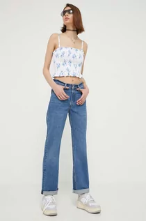 Spodnie damskie - Abercrombie & Fitch jeansy damskie medium waist - grafika 1