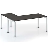 Stoły i stoliki do biura - B2B Partner Stół Square L 1800 x 1800 mm, wenge 468066 - miniaturka - grafika 1