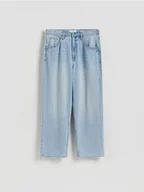 Spodnie męskie - Reserved - Jeansy loose z efektem sprania - niebieski - miniaturka - grafika 1