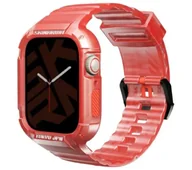 Akcesoria do zegarków - Skinarma Saido 2in1 do Apple Watch 45/44mm Czerwony - miniaturka - grafika 1