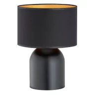 Lampy stojące - Lampka nocna ASPEN E27 - czarny/złoty - miniaturka - grafika 1