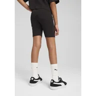 Odzież sportowa dziecięca - Młodzieżowe krótkie legginsy ESS z logo No. 1 PUMA Black - miniaturka - grafika 1