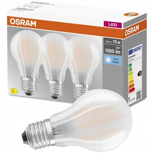 3X Żarówka Led E27 7,5W 75W 4000K Filament Osram - Żarówki LED - miniaturka - grafika 1