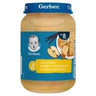 Przekąski dla dzieci - Gerber Szarlotka jabłka z biszkoptem i nutką waniliową po 8. miesiącu 190 g - miniaturka - grafika 1