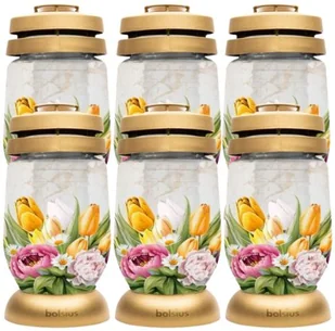 Znicze BOLSIUS 3S 19 Wiosna 22,5cm 36h 6szt. - Lampiony i znicze - miniaturka - grafika 1