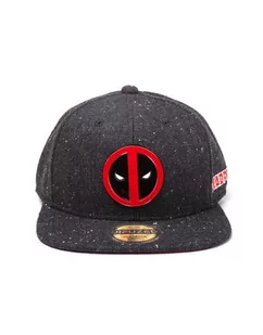 Czapka Snapback Metalowe Logo Deadpool - Marvel - Pozostała odzież dla rowerzystów - miniaturka - grafika 1