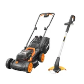 Roboty koszące - WORX Zestaw kosiarka 2x20V WG779E + podkaszarka WG157E.9 2_435551 - miniaturka - grafika 1