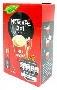 NESCAFE 3W1 KARTONIK opakowanie 10szt - Kawa w kapsułkach i saszetkach - miniaturka - grafika 1