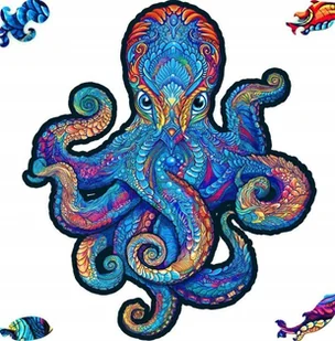 Puzzle Drewniane Dla Dorosłych Magnetyczna Ośmiornica - Puzzle - miniaturka - grafika 1