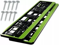 Akcesoria motoryzacyjne - HP Utal Ramki pod tablicę rejestracyjną Zielone 2 szt 36493 - miniaturka - grafika 1