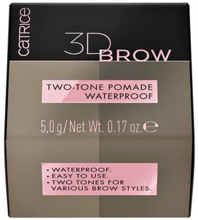 Catrice Brwi 3D Brow Two-Tone Pomade Waterproof 020 010 5.0 g - Pomada do brwi - miniaturka - grafika 2