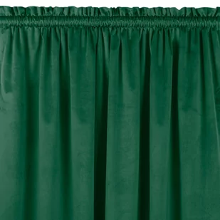 Zasłona VILA kolor butelkowa zieleń styl klasyczny tunel 5 cm z grzywką 3 cm velvet 265x175 homede - CURT/HOM/VILA/VELVET/TUNNEL - Zasłony - miniaturka - grafika 1