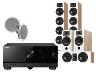 Kino domowe - Yamaha RX-A8A (czarny) + Diva 6 + 3 + 7 (dąb) + RD 280 - miniaturka - grafika 1