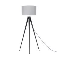 Lampy stojące - Beliani Lampa podłogowa Lampa podłogowa metalowa szara STILETTO 75175 - miniaturka - grafika 1