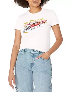 Desigual T-shirt damski, biały, S - Koszulki i topy damskie - miniaturka - grafika 1
