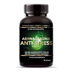 Intenson Ashwaganda KSM-66 Anti-stress Suplement diety 90 tab. - Układ nerwowy - miniaturka - grafika 1