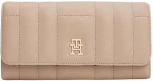 Tommy Hilfiger Damski TH Kobiecy LRG Flap AW0AW17475 Zip Around Wallet, Beżowy (Coastal Taupe), OS, Beżowy (Coastal Taupe), One Size - Portfele - miniaturka - grafika 1