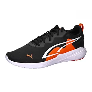 PUMA Męskie trampki na cały dzień, czarno-pomarańczowo-białe, 40 EU - Trampki męskie - miniaturka - grafika 1
