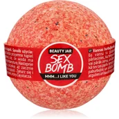 Kosmetyki do kąpieli - Beauty Jar Beauty Jar, Sex Bomb, kula musująca do kąpieli ze słodkim olejem migdałowym i makiem, 150 g - miniaturka - grafika 1
