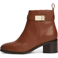 Botki damskie - Tommy Hilfiger Skórzane botki - miniaturka - grafika 1