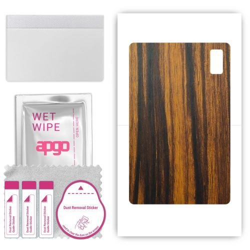 folia naklejka skórka strukturalna na TYŁ do HTC A101 - Drewno Tygrysie - apgo SKINS