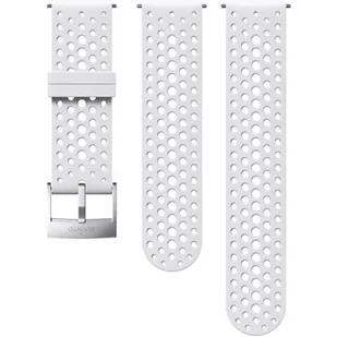 Pasek wymienny Suunto silikonový velikost S a M white/steel SS050224000) - Akcesoria do smartwatchy - miniaturka - grafika 1