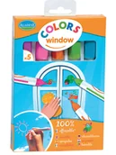 Zabawki kreatywne - Aladine Pisaki (5 szt.) do malowania po szybie - 3+ - miniaturka - grafika 1