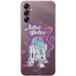 ERT GROUP etui na telefon Samsung A14 4G/5G, case oryginalny i oficjalnie licencjonowany przez Star Wars, wzór R2D2 002, optymalnie dopasowane, plecki z TPU częściowo przeźroczyste - Etui i futerały do telefonów - miniaturka - grafika 1